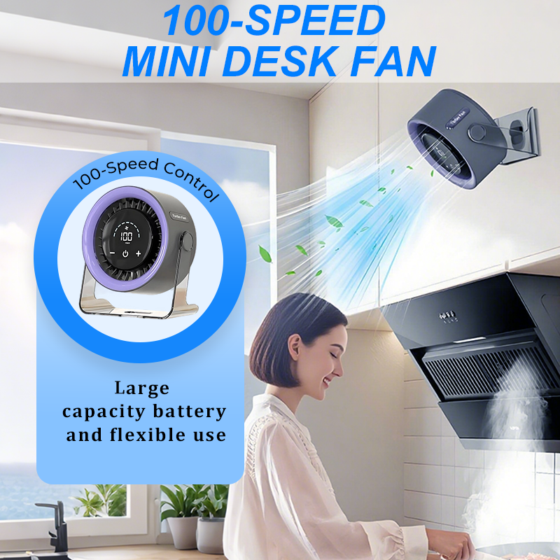 Gluschwein - 🔥Heißer Verkauf (💥50 % RABATT)🔥Mini-Tischventilator mit 100 Geschwindigkeiten und Digitalanzeige