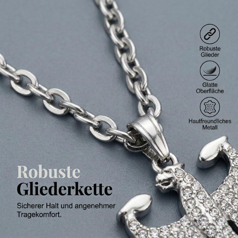 Gluschwein - 🦅🇩🇪 Halskette mit Bundesadler-Emblem – 60% RABATT! Trage deine Verbundenheit mit Stolz – edles Design, hochwertig verarbeitet. 🔥✨