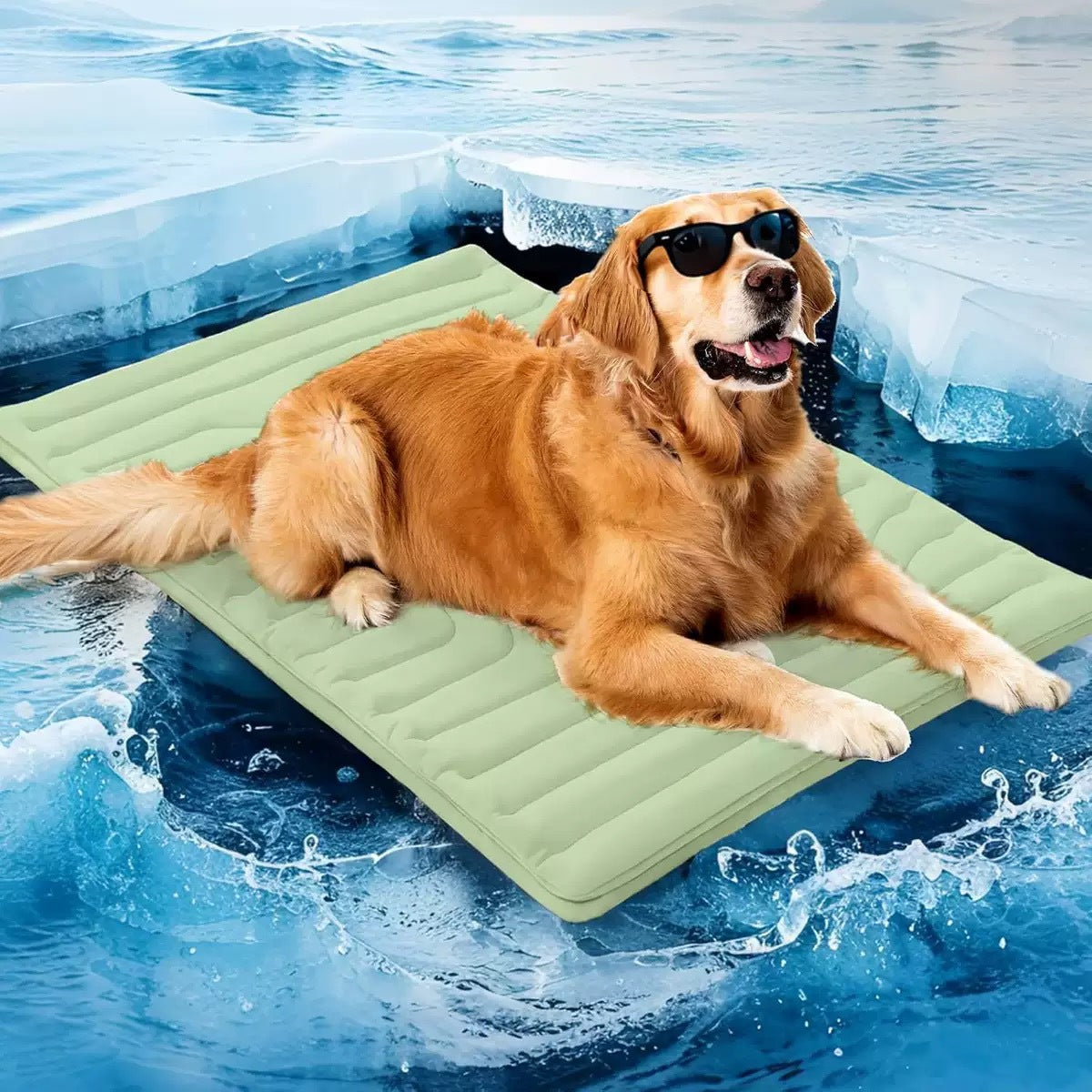 ❄️Sommerfrische 49% Rabatt!🐶Premium-Kühlmatte für Hunde – Ungiftig, wasserdicht & maschinenwaschbar mit kühlendem Stoff
