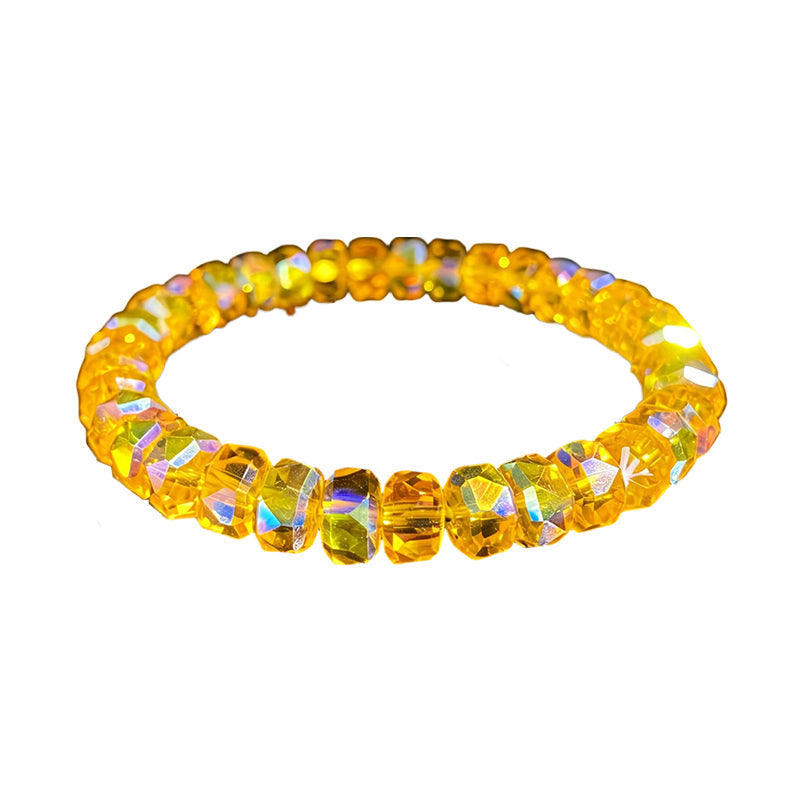 Handgefertigtes Armband aus elastischen Kristallperlen, Schmuck im maritimen Stil
