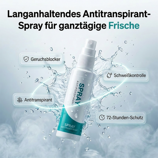 Gluschwein - 🧴 KAUFE 1, ERHALTE 1 GRATIS! 🌬️ Langanhaltendes Antitranspirant-Spray – 30 ml, 48 h Schutz – Fleckenfrei & hautfreundlich – ideal für Alltag & Sport 💪✨