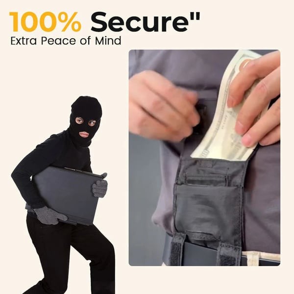 💳 LIMITED-TIME 50% RABATT! ✨ Schlankes Gürteltäschchen – Diskret, Leicht, Für Karten/Geld 🏃‍♂️