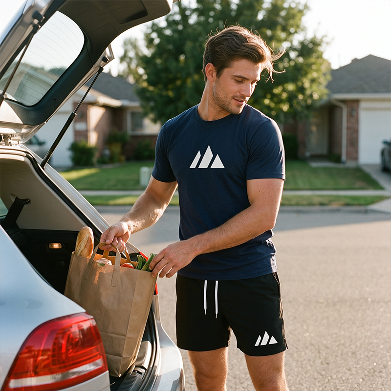 👕🔥 SOLANGE DER VORRAT REICHT: 50% RABATT! Herren Kurzarm-T-Shirt & Shorts-Set mit Kordelzug – Bequem, lässig & perfekt für Sommer, Freizeit & Sport ☀️✨