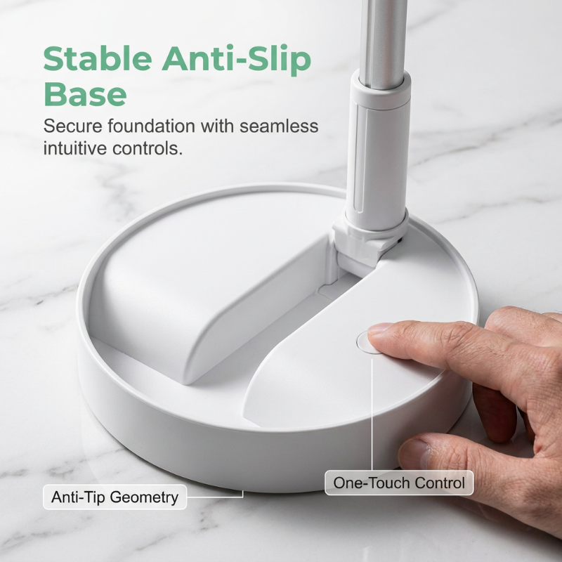 Gluschwein - Portable Multifunctional Telescopic Floor Fan