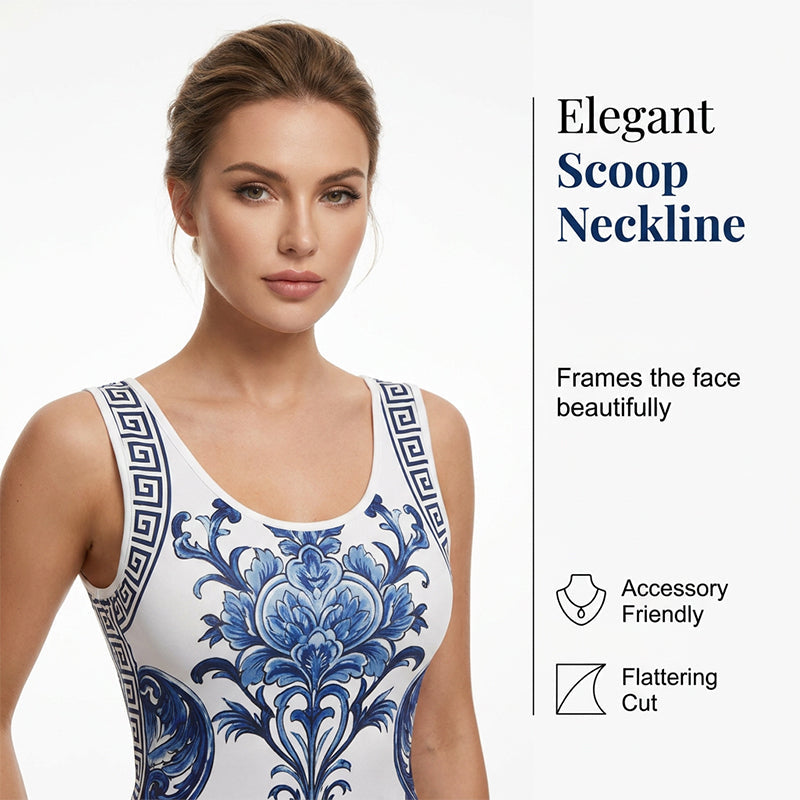 👗 50% Rabatt: Damen Maxikleid mit Blumenmuster | Premium Stoff & figurbetont für Urlaub & Anlässe ✨