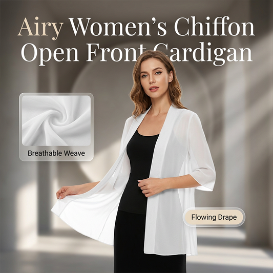 Gluschwein - 🌟Leichte transparente offene Strickjacke