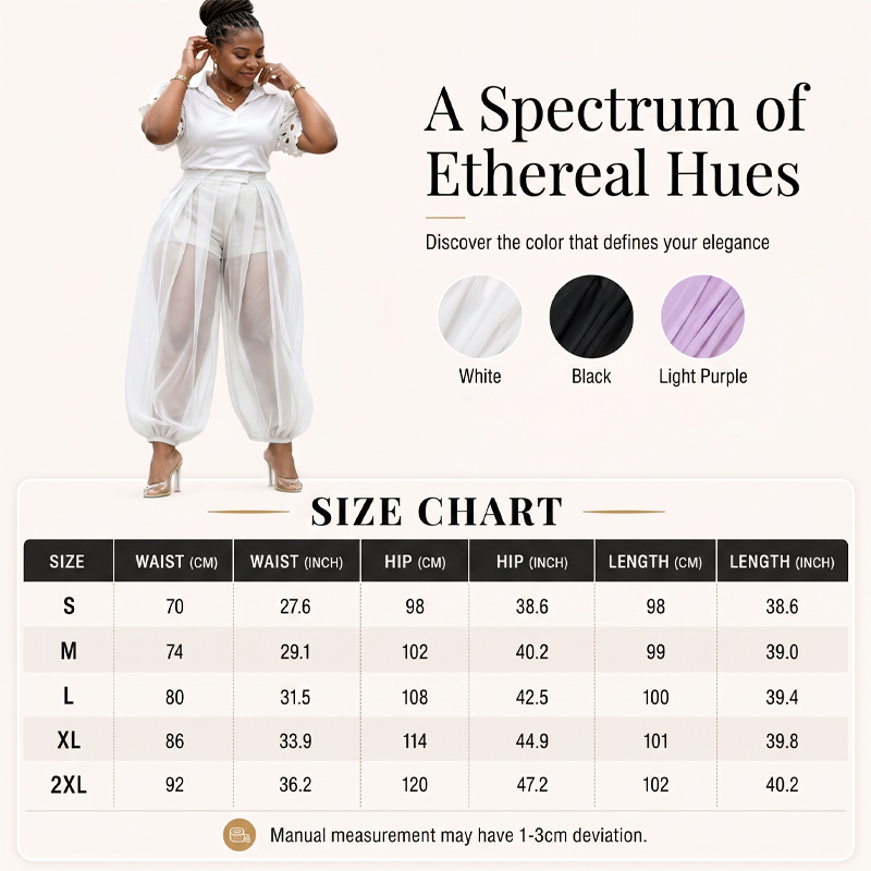 ✨Damenhose mit Mesh-Einsätzen im Laternen-Stil – luftiger Look, bequeme Passform & vielseitig – perfekt für warme Tage, Strand & Freizeit – mit stilvollen Mesh-Details