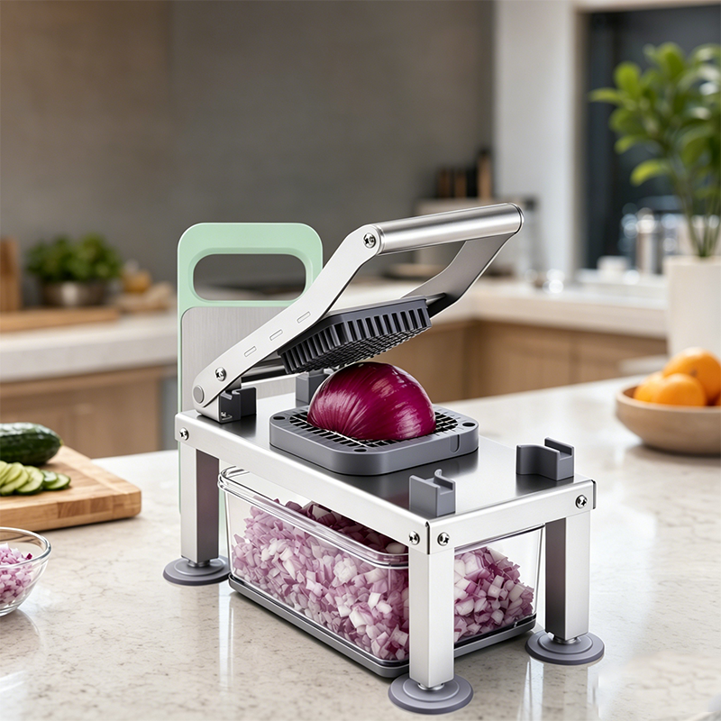 🥕 Multifunktionaler Gemüsehobel mit 8/9 Klingen & 1650 ml Auffangbehälter