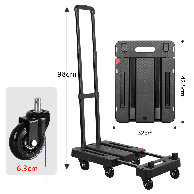 🥳2026 HOT SALE🥳💞50% OFF!✨ 💝Foldable, quiet handcart
