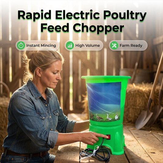 Gluschwein - ⚡🐔 50% RABATT! Elektrische Futtermühle – Zerkleinert Mais, Getreide & Futter im Handumdrehen – Perfekt für Hühner, Enten & Geflügel 🔥🌾✨