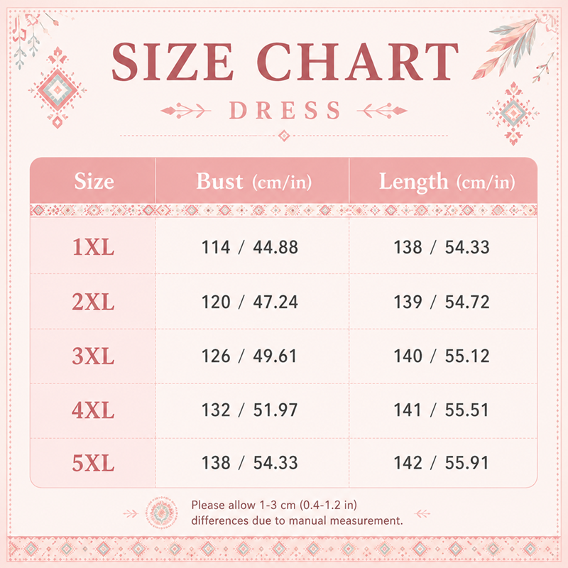 ✨ Boho-Maxikleid für Damen mit ethnischem Print und V-Ausschnitt – fließende Silhouette, ärmellos, elegant und vielseitig, große Größen 1XL–5XL, 3 Farben 🌊