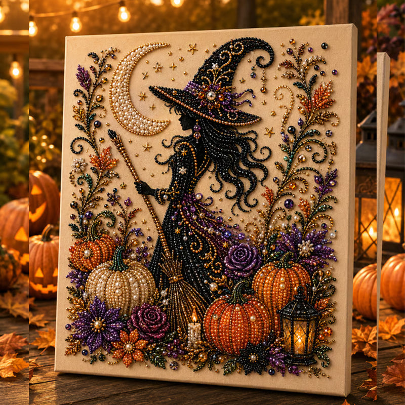 🔥Letzter Tag: 49 % Rabatt – 👻✨Halloween Geisterperlen-Bastelset