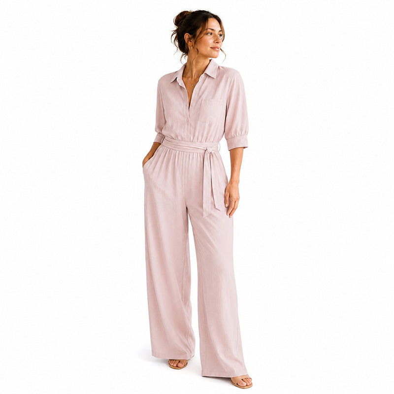 🏅 2000 Stück in 3 Tagen verkauft – schnell sein! Jumpsuit für Damen mit halben Ärmeln und weitem Bein