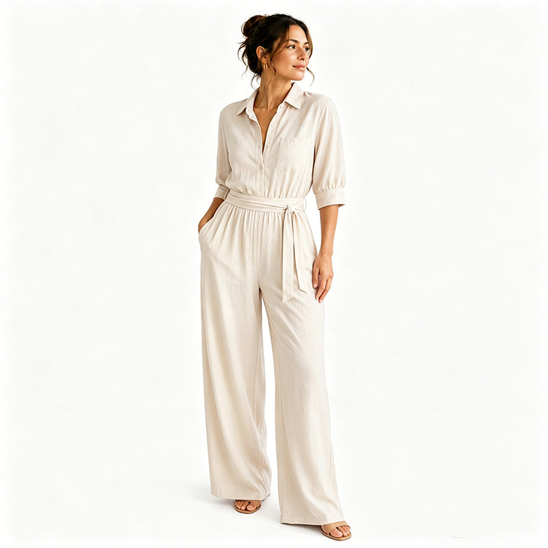 🏅 2000 Stück in 3 Tagen verkauft – schnell sein! Jumpsuit für Damen mit halben Ärmeln und weitem Bein