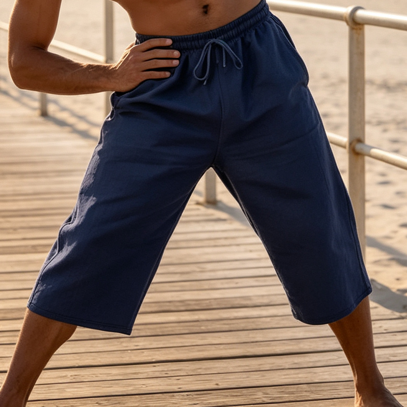 🔥Solange der Vorrat reicht 40 % Rabatt!🎉Atmungsaktive Cropped Loungehose