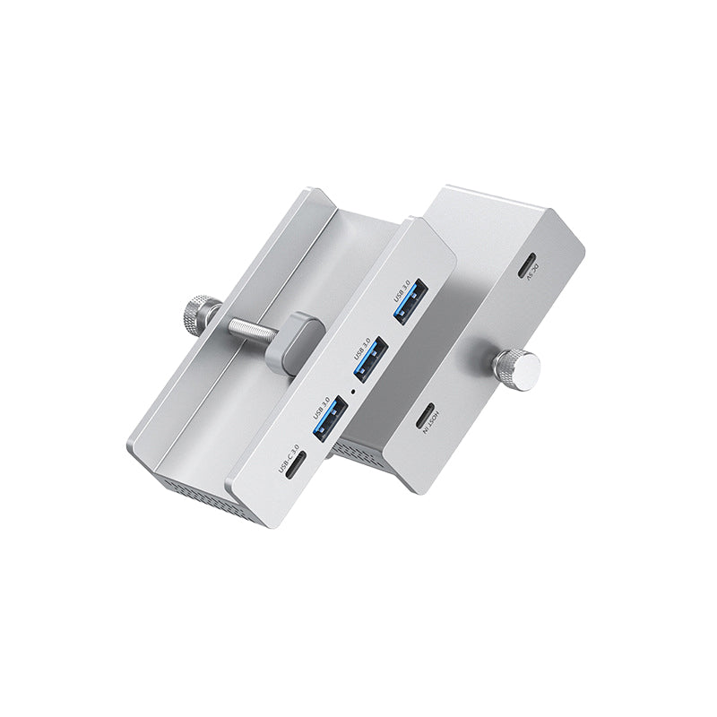 💥Begrenzte Zeit 50% Rabatt! 🖥️Schluss mit Kabelchaos! Klemm-USB-3.0-Hub aus Aluminiumlegierung – 4-Port-Dockingstation