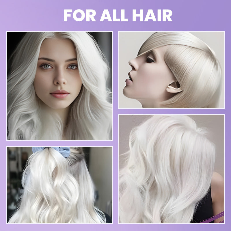 🎉 Nur für kurze Zeit: 50 % Rabatt! 🔥✨Feuchtigkeitsspendende, violette Haarmaske mit langanhaltendem Duft, Anti-Gelbstich-Intensivpflege für blondiertes Haar