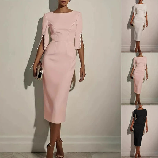 Gluschwein - ⏳ Letzter Tag: 50 % Rabatt🔥👗Damen-Kleid in schmaler Passform