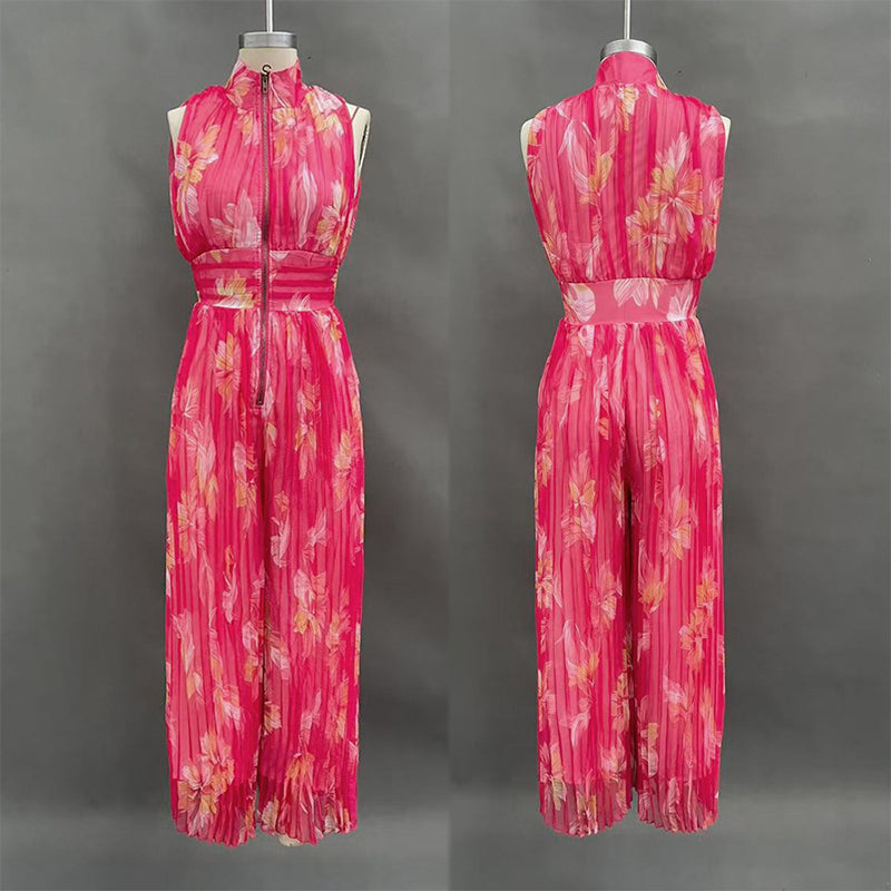 🔥 50 % Rabatt – Sexy Jumpsuit mit Wickel-Dekolleté – in Falten-Optik, lange & weite Beine – vielseitig für den stilvollen Auftritt 🌙