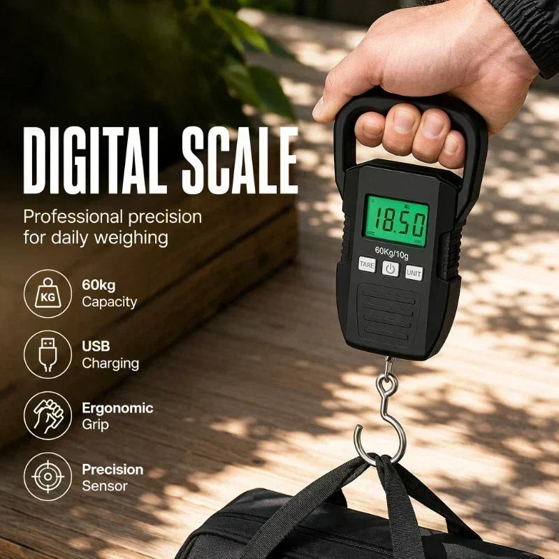 Gluschwein - 🧳 50% RABATT! ⚖️ Digitale Kofferwaage wiederaufladbar – Präzise, kompakt & einfach zu bedienen – Ideal zur Vermeidung von Übergepäckgebühren ✈️