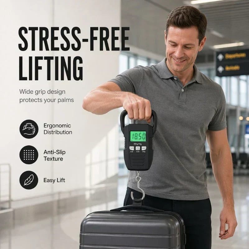 Gluschwein - 🧳 50% RABATT! ⚖️ Digitale Kofferwaage wiederaufladbar – Präzise, kompakt & einfach zu bedienen – Ideal zur Vermeidung von Übergepäckgebühren ✈️