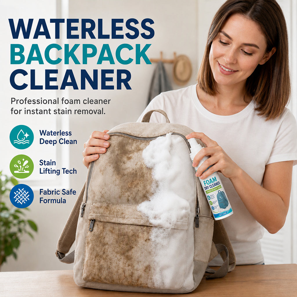 Gluschwein - Wasserloser Rucksack-Schaumreiniger – Flecken- und Geruchsentferner für Canvas- und Nylontaschen 100 ml