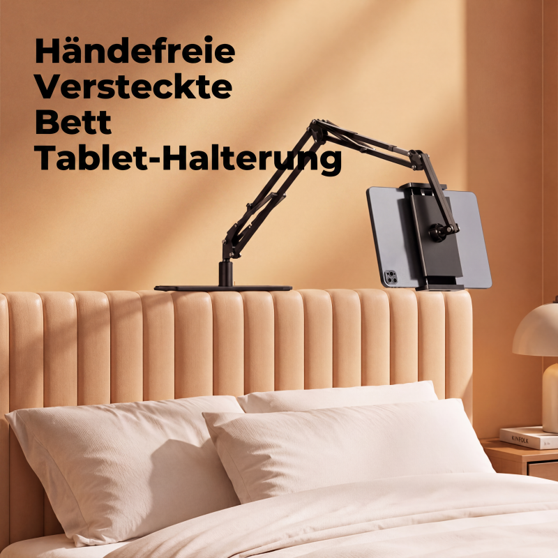 Gluschwein - 📢📢50% RABATT !!⏰Magnetischer Tablet-Ständer für das Bett mit versteckter Matratzenhalterung