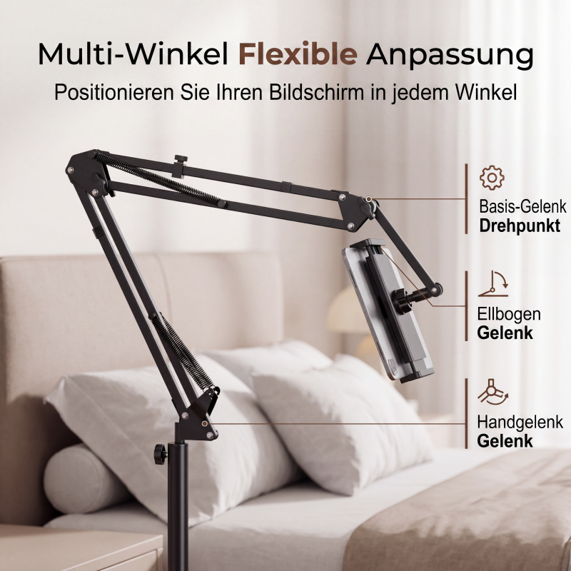 Gluschwein - 📢📢50% RABATT !!⏰Magnetischer Tablet-Ständer für das Bett mit versteckter Matratzenhalterung