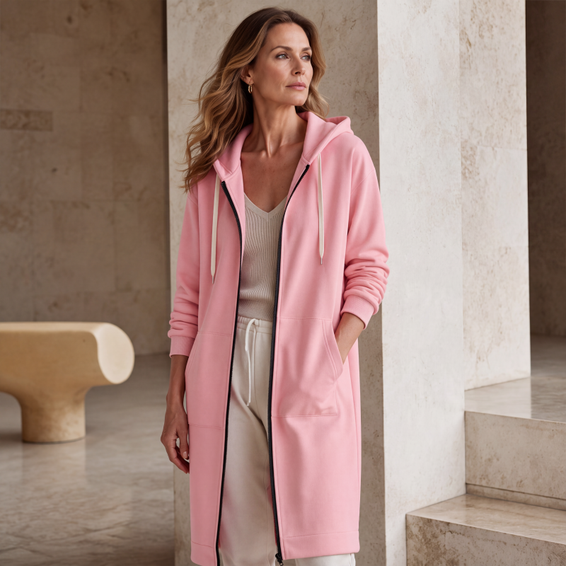 Gluschwein - 🔥✨Fleece-Kapuzenpullover mit Reißverschluss für Damen