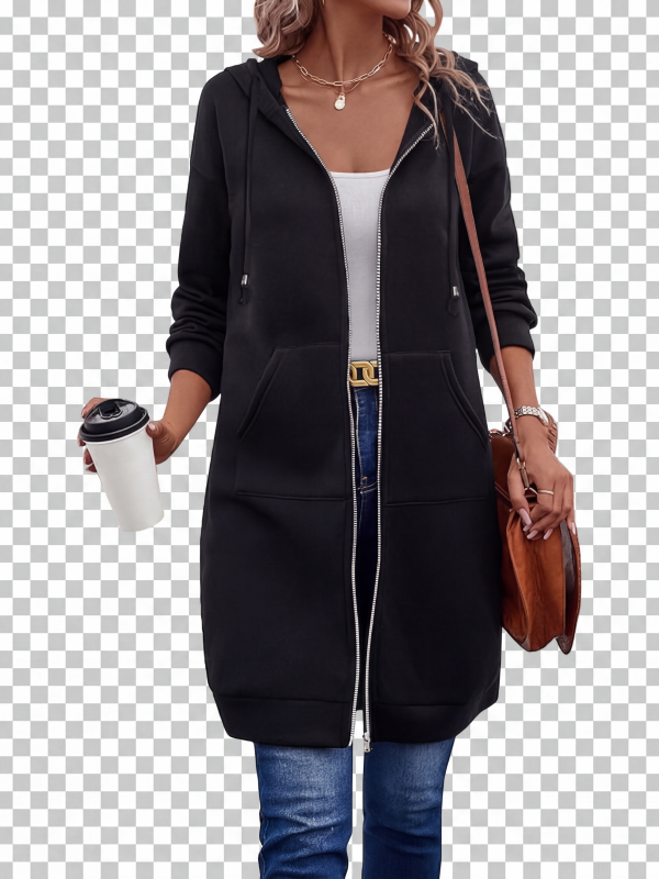 Gluschwein - 🔥✨Fleece-Kapuzenpullover mit Reißverschluss für Damen