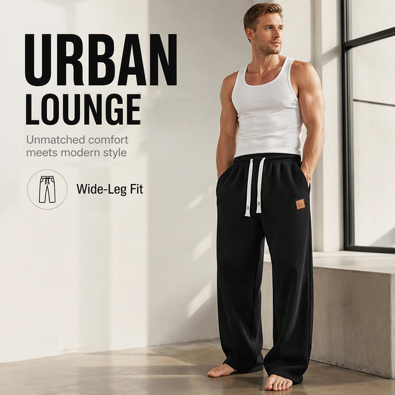 Gluschwein - 👖💨 Herren Casual Weite Bein Jogginghose – 50% RABATT! Weiches Gewebe, entspannter Schnitt, verstellbarer Bund – Streetwear-Komfort für jeden Tag. 💪