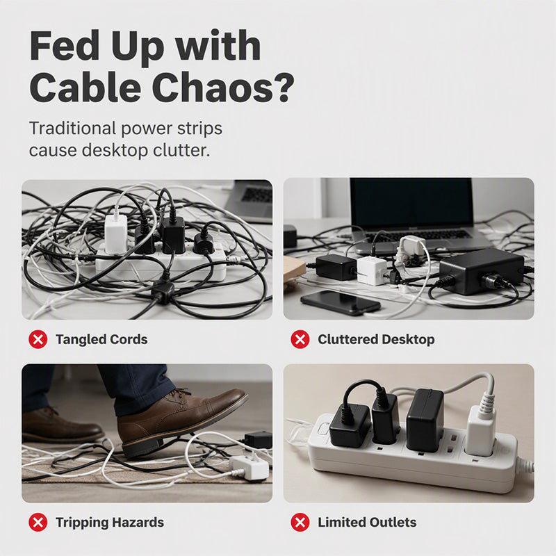 🔌 Limitierte Aktion – 50% RABATT! ⚡ Steckdosenleiste mit Kabelaufroller – 4-fach, USB-Anschlüsse & 2,8 m einziehbares Kabel – Perfekte Ordnung für Zuhause & Büro ✨