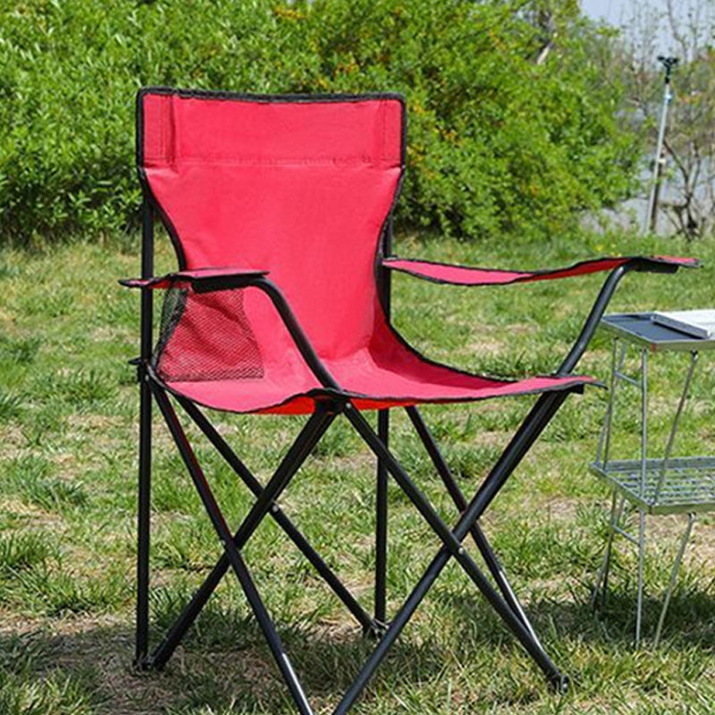 Gluschwein - Tragbarer, faltbarer Campingstuhl mit Getränkehalter