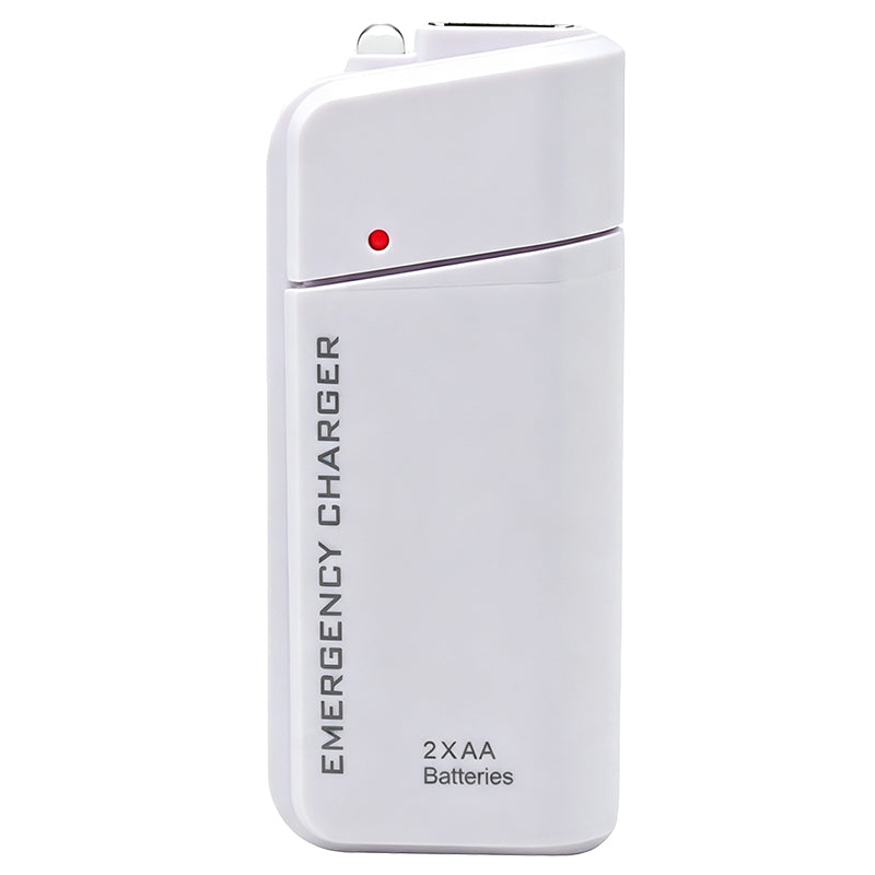 🔋 Tragbares Notfall-Handyladegerät mit AA-Batteriebetrieb und LED-Taschenlampe
