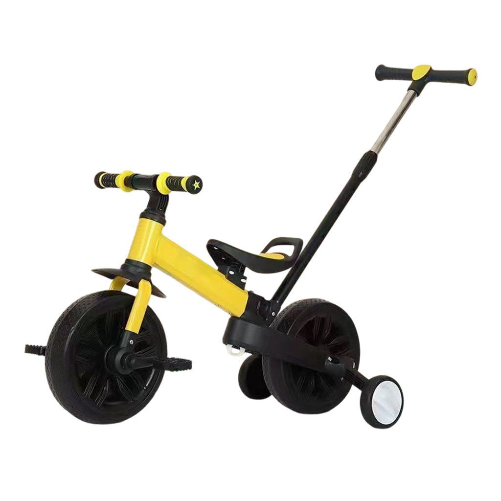 💥 50% Rabatt! 🚲 3-in-1-Kinderdreirad – Kinderwagen, Dreirad & Laufrad. Leicht (2,8 kg) & faltbar. Hochfester Kohlenstoffstahl, EVA-Räder. Für 2–6 Jahre, max. 90 kg. Rot/Blau/Rosa/Gelb 🛡️