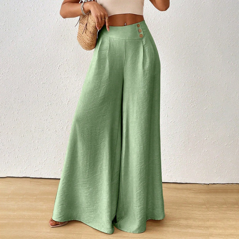 ⌛ Nur solange Vorrat reicht – danach regulärer Preis! Weite, fließende Wide-Leg-Hose für Damen