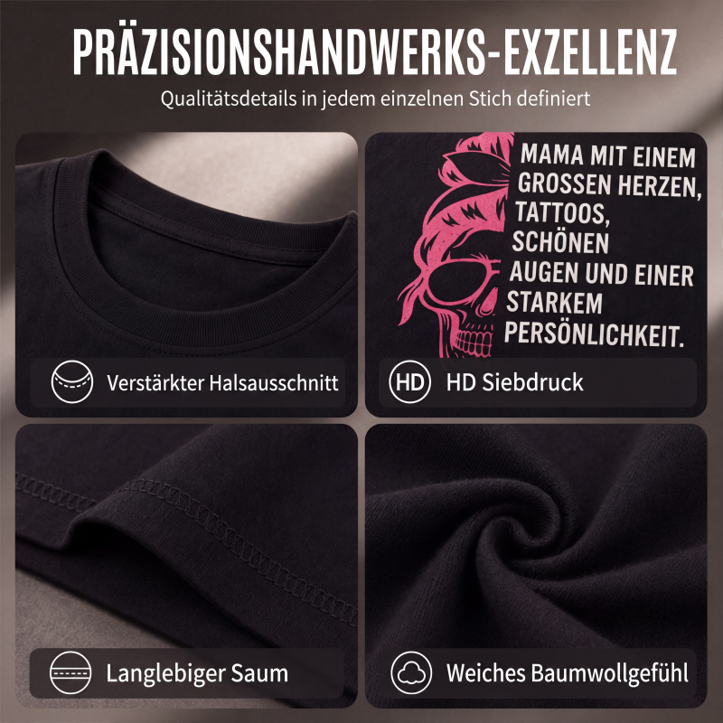 📢📢50%Rabatt!!!🎉✨Damen T-Shirt mit Totenkopf-Grafikdruck
