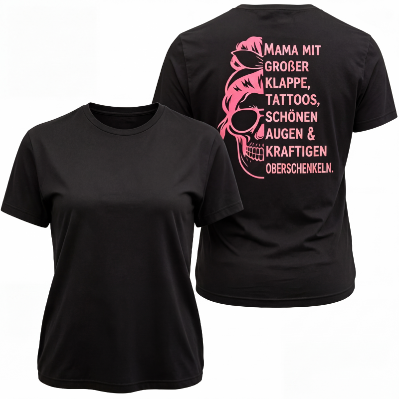 📢📢50%Rabatt!!!🎉✨Damen T-Shirt mit Totenkopf-Grafikdruck