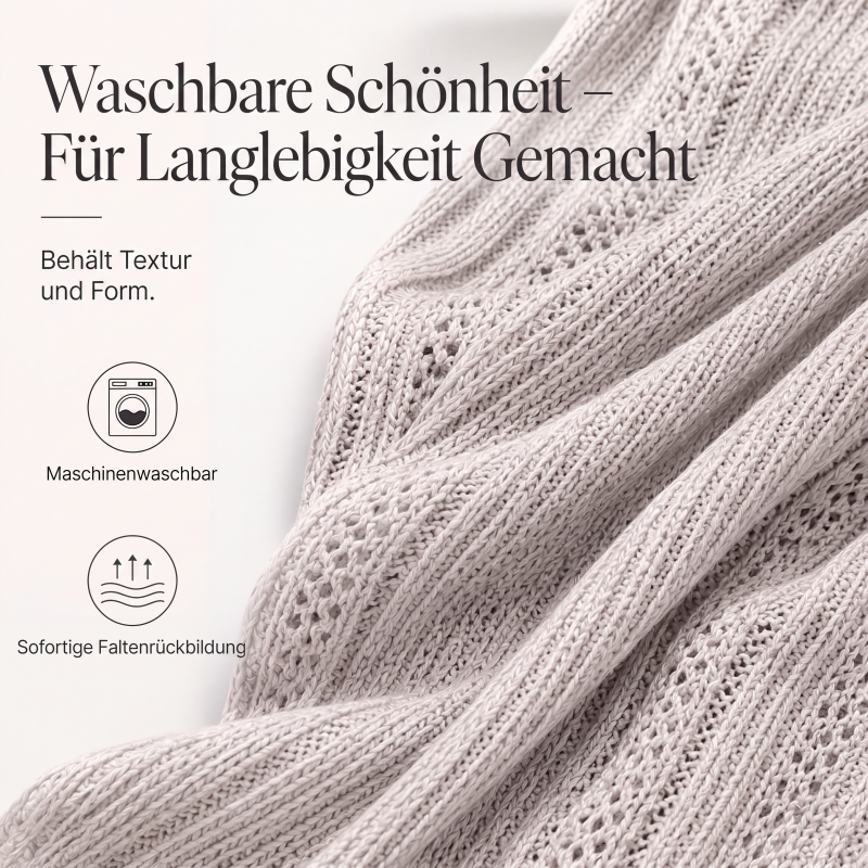Elegante offene Strickjacke für Damen