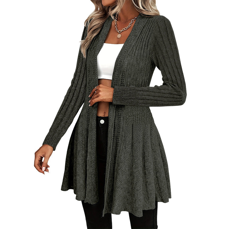 Elegante offene Strickjacke für Damen
