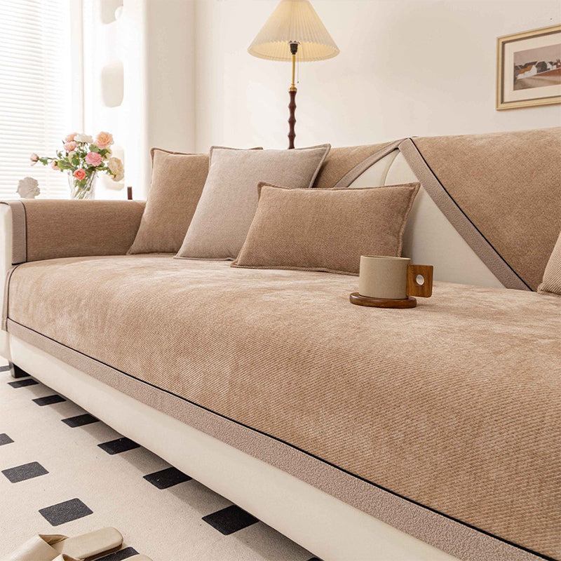 Rutschfeste Chenille-Sofaabdeckung