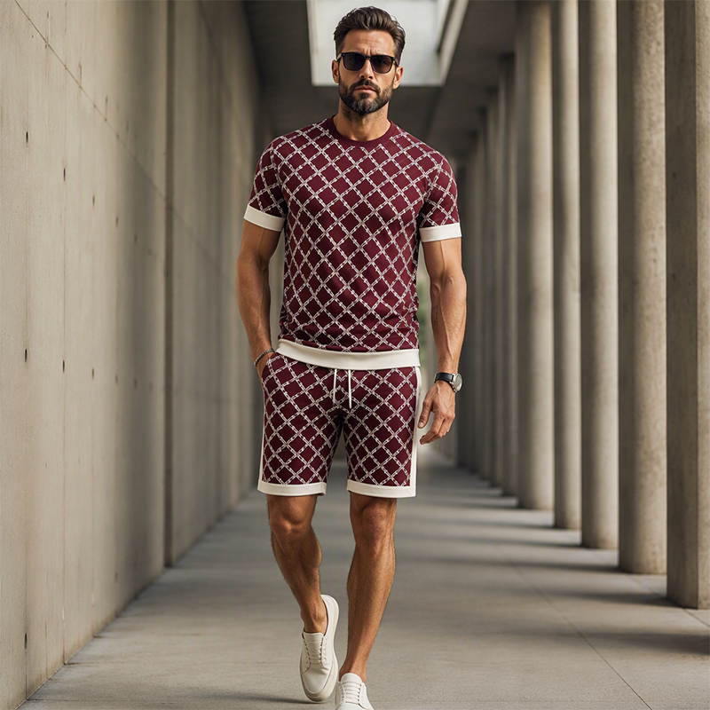 🏆 Verkaufsschlager – jetzt halber Preis! Herren-Freizeit-Oberteil & Shorts im 2er-Set