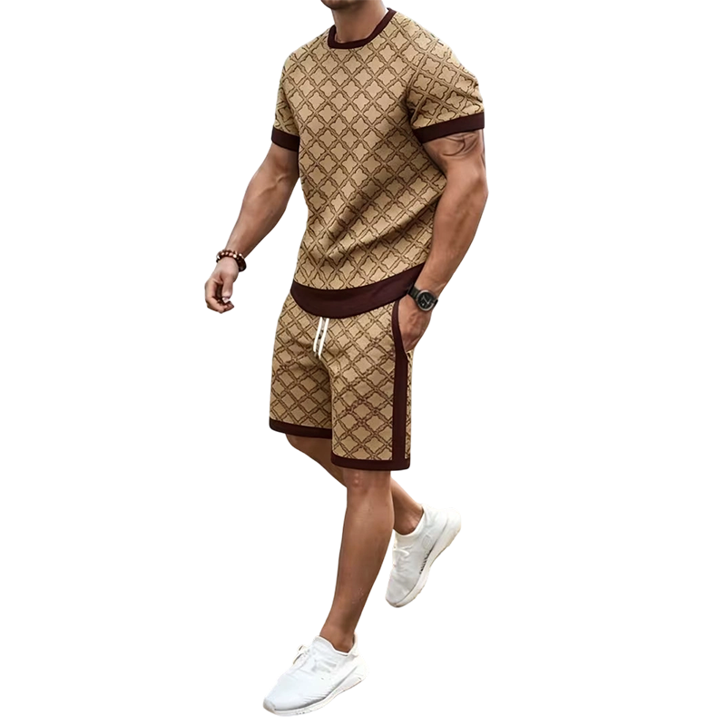 🏆 Verkaufsschlager – jetzt halber Preis! Herren-Freizeit-Oberteil & Shorts im 2er-Set
