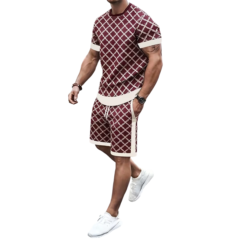 🏆 Verkaufsschlager – jetzt halber Preis! Herren-Freizeit-Oberteil & Shorts im 2er-Set