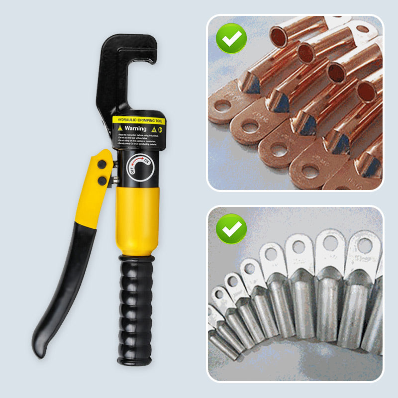 🔥Solange der Vorrat reicht 40 % Rabatt!🎉Handbetriebene hydraulische Crimpzange für Kabelschuhe