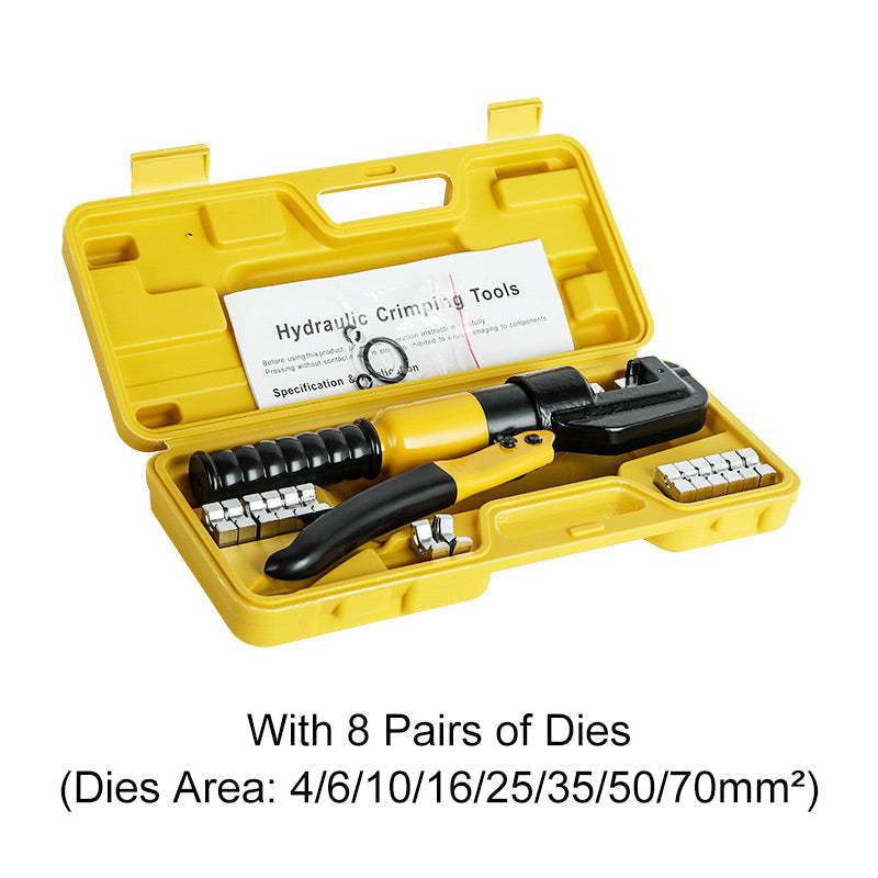 🔥Solange der Vorrat reicht 40 % Rabatt!🎉Handbetriebene hydraulische Crimpzange für Kabelschuhe