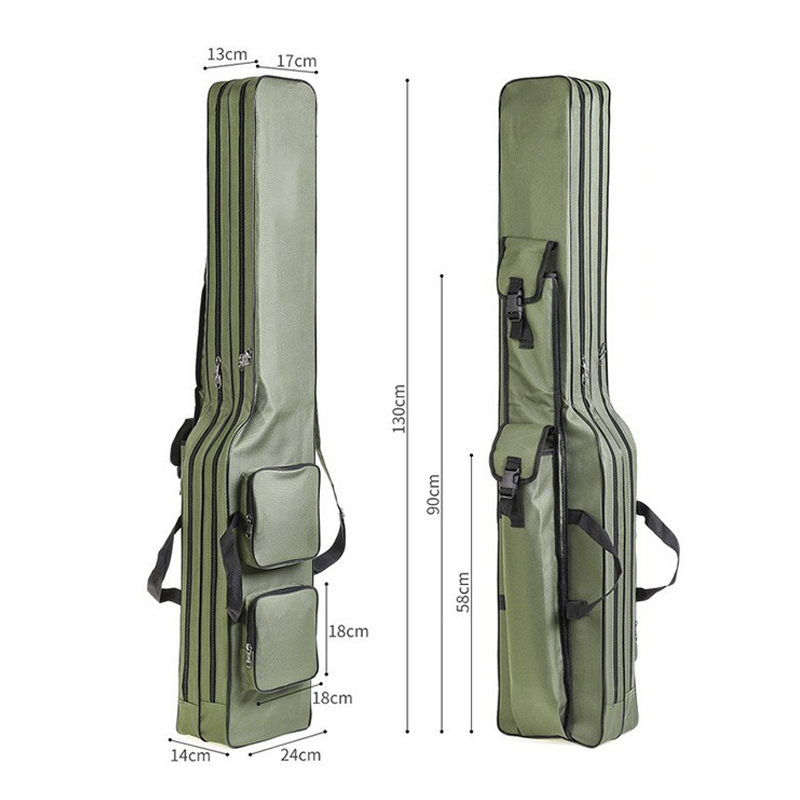 🎣 JETZT 50% RABATT! 🧳 Angelruten- & Ausrüstungstasche – 3-lagige Kapazität, 420D Oxford-Stoff & verstellbare Rucksackträger – Für Ruten, Rollen & Zubehör 🎒