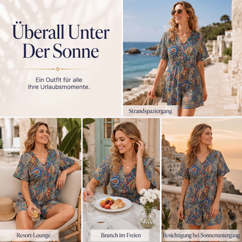 Müheloser Damen-Strampler für den Urlaub