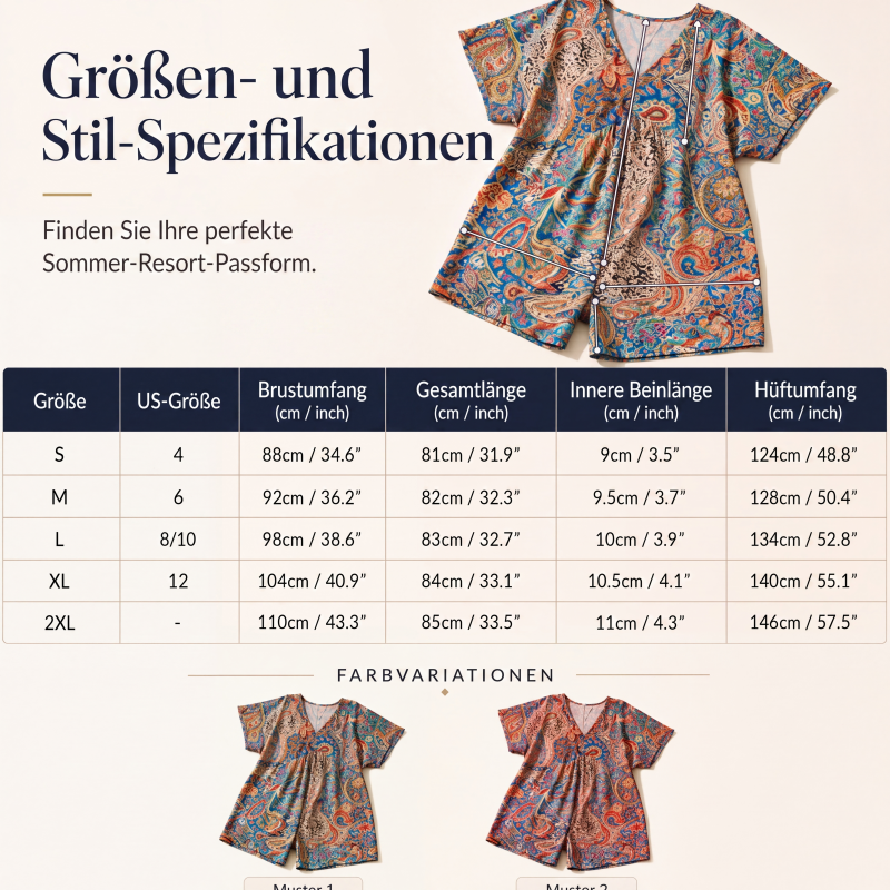 Müheloser Damen-Strampler für den Urlaub