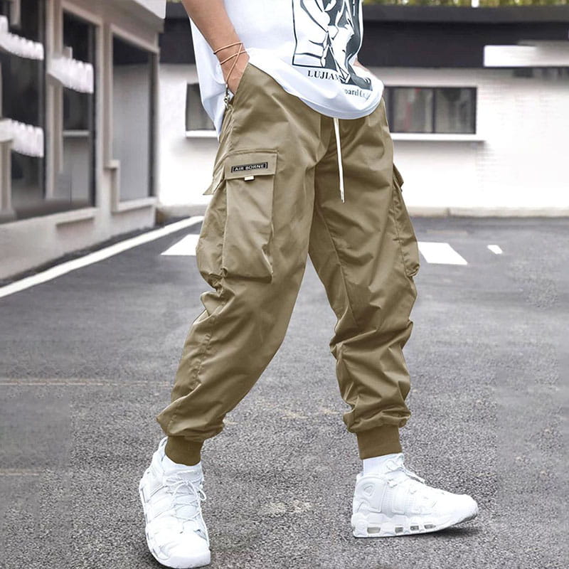 Lässige, locker sitzende Jogginghose für Herren im Vintage-Stil mit Pattentaschen